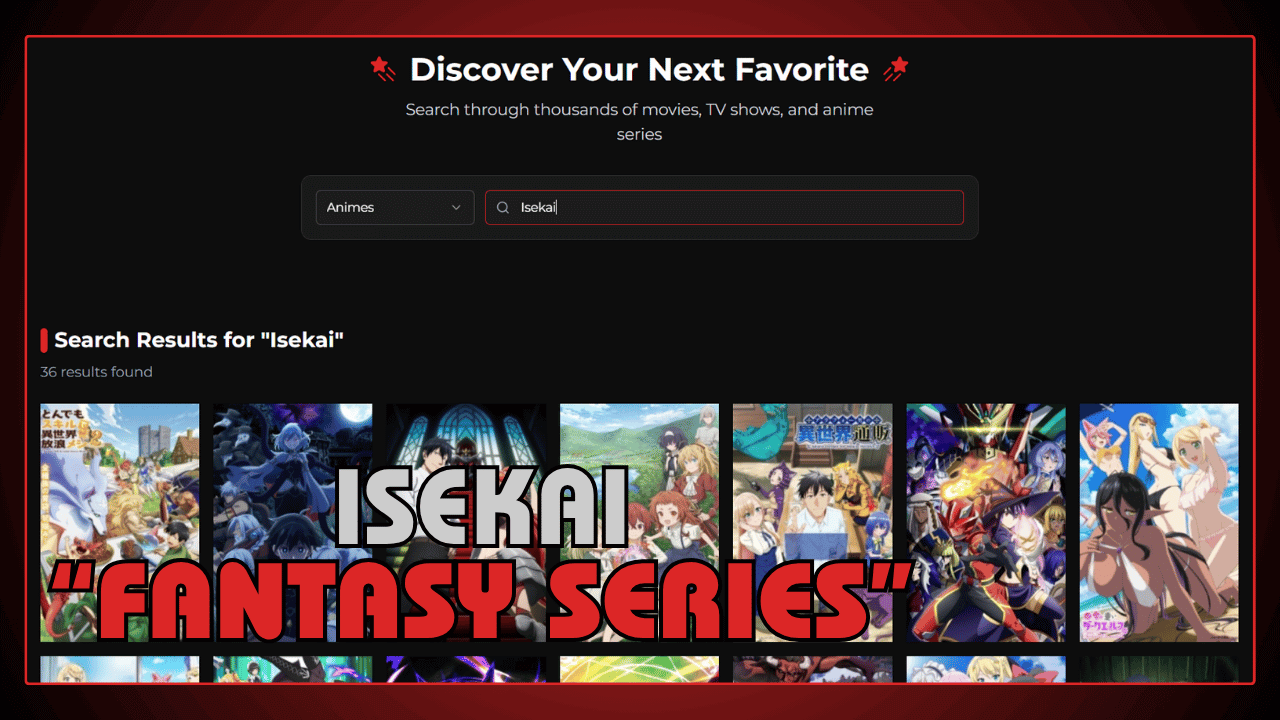 Isekai Fantasy Series