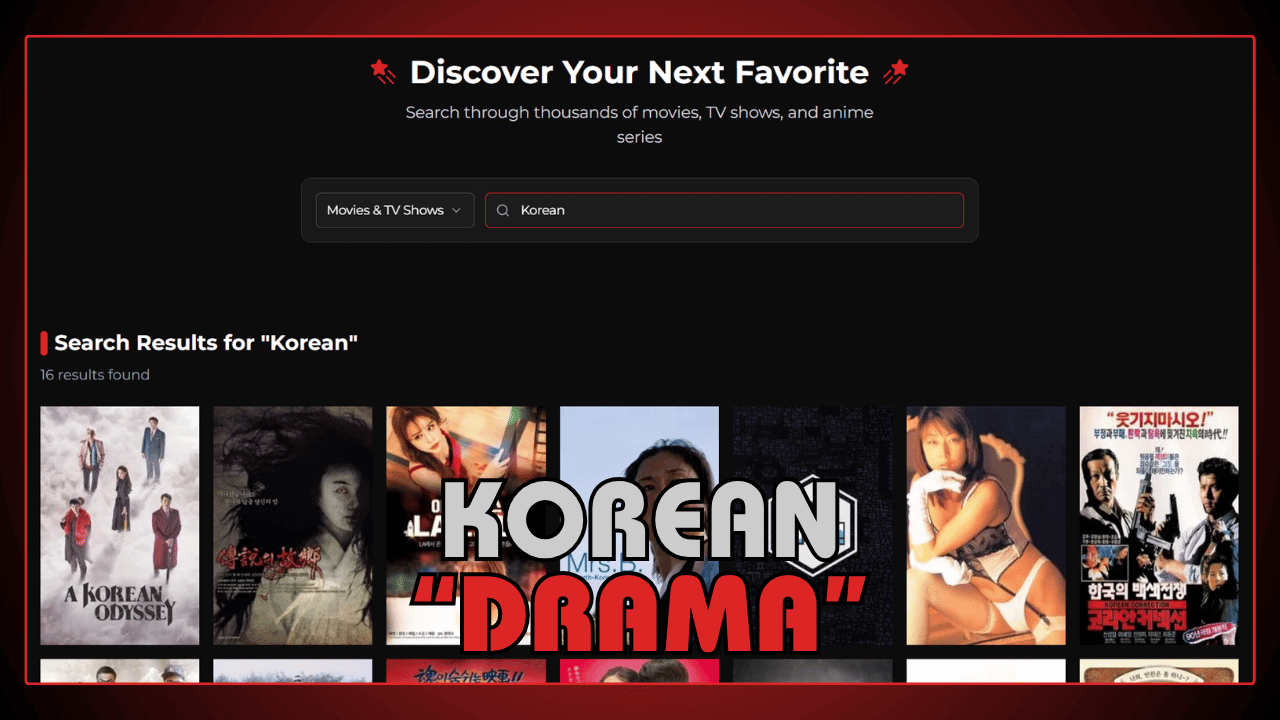 Korean Drama Content